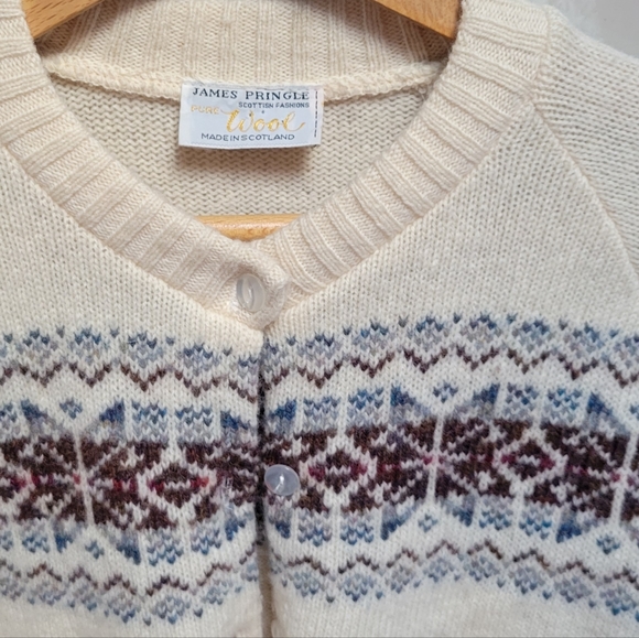 James Pringle unisex Wool Cardi size 42 - Picture 3 of 10